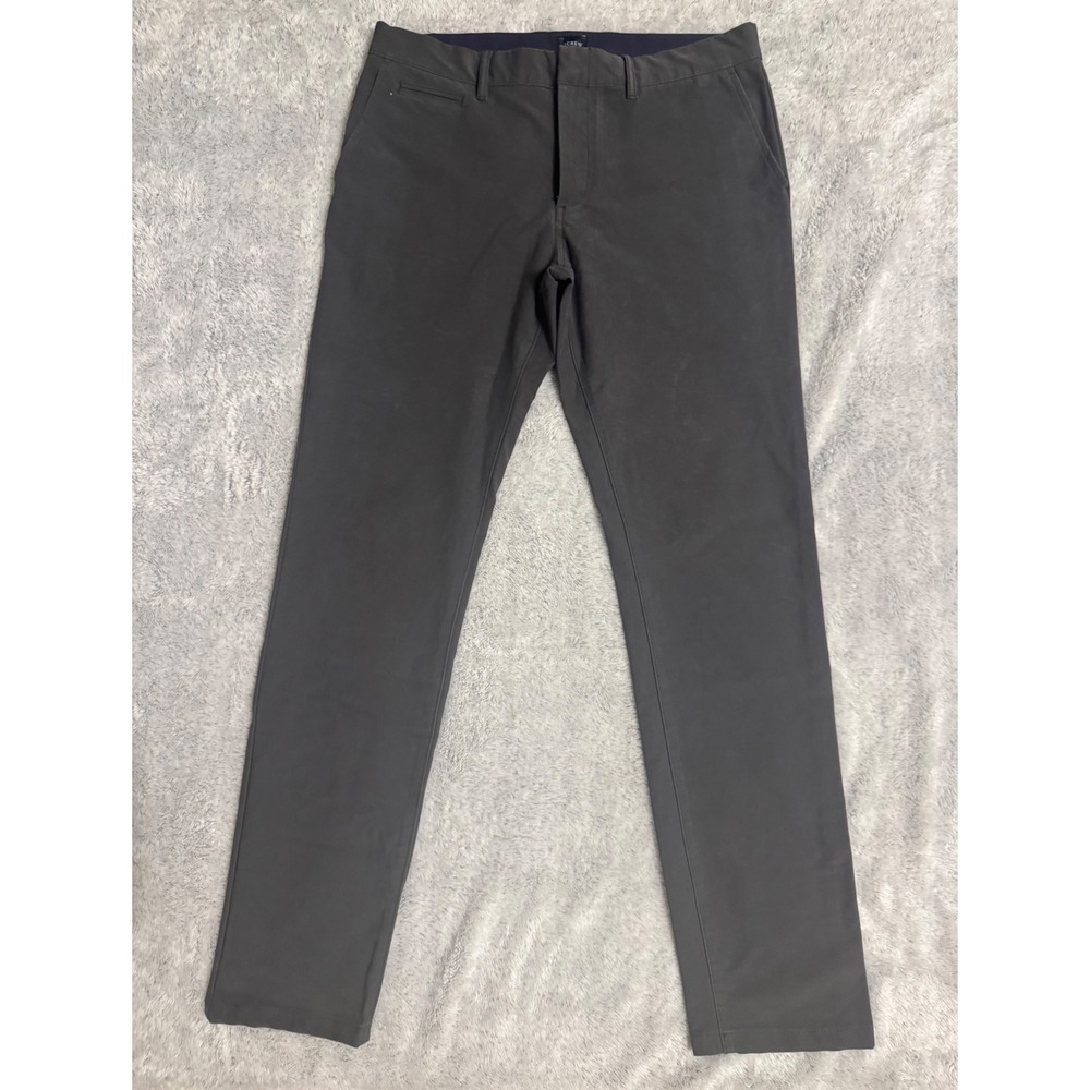J.Crew 484 Slim Fit Chino Pants Mens 34x34 Charcoal Gray BU843
